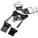 thumbnail image 2 of Conjunto de lencería de encaje para mujer, 4 Uds., sujetador abierto con tirantes, bragas sexis con liga, conjunto de sujetador de realce, ropa interior erótica transparente, medias de red, 2 of 5