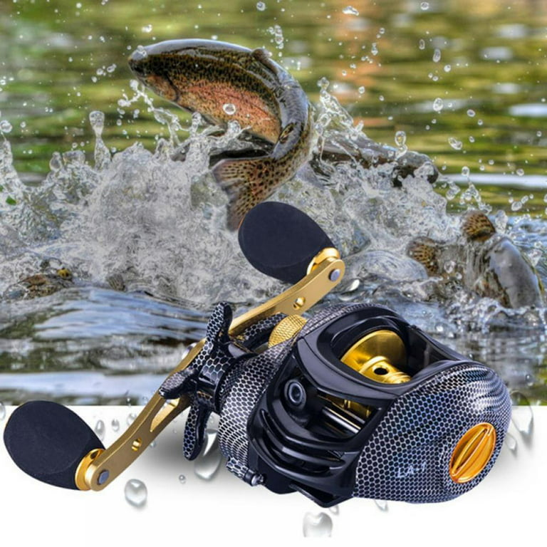 One Bass Fishing Reels Level Wind Trolling Reel Conventional