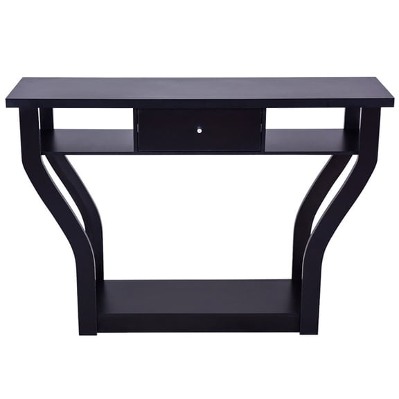 Spaco Modern Sofa Accent Table with Drawer, Entryway Table Hallway Table, Storage-Friendly Hallway Table for Foyer & Entry Spaces
