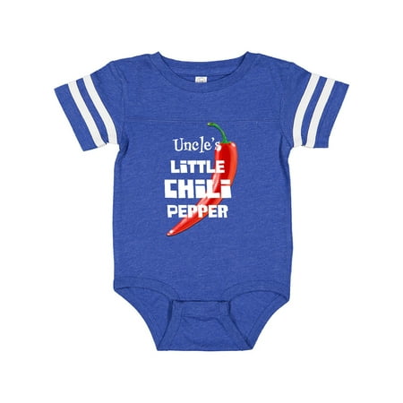 

Inktastic Uncle s Little Chili Pepper Gift Baby Boy or Baby Girl Bodysuit