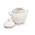 thumbnail image 5 of Fox Run Brands Ceramic Garlic Container Storage Jar, White, 5.75" x 5.25" x 5.5" Garlic Kepper, 5 of 6