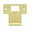 Gold, variant on TSPE250U15 Extended T-Strike (2-3/4" x 2-1/2" ); Satin Nickel Finish