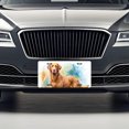 thumbnail image 3 of Chesapeake Bay Retriever Dog Watercolor Style Metal Novelty License Plate, 3 of 7