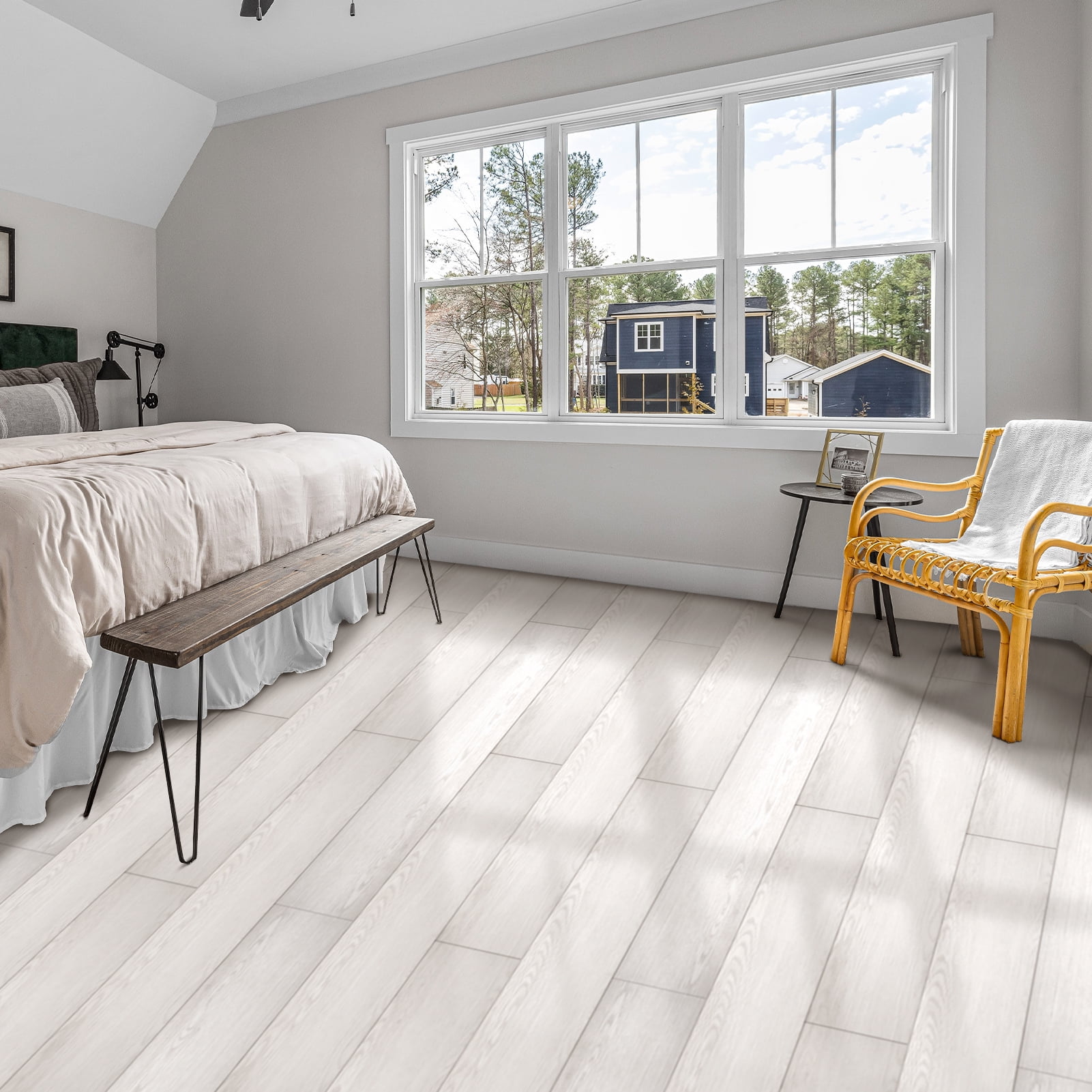 Self-adhesive 6" x 36" x 2mm Luxury Vinyl Plank 36 PACK-54 Sq.Ft