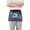 Capricornus of Zodiac, variant on Server Apron with 3 Pockets Waterproof Waitress Waist Short Apron for Man Woman Elk under Night Sky 12 Inches