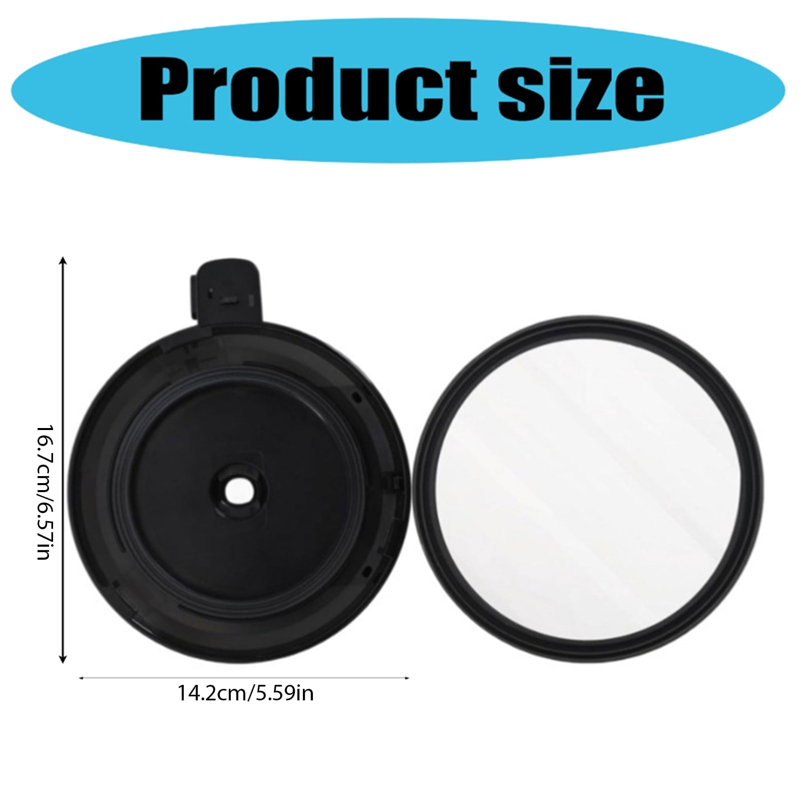Grade Plastic Lid Kitchen Appliance Part ABS Texture Ice Cream Maker Part for NC299AMZ Series Ice Cream Makers
