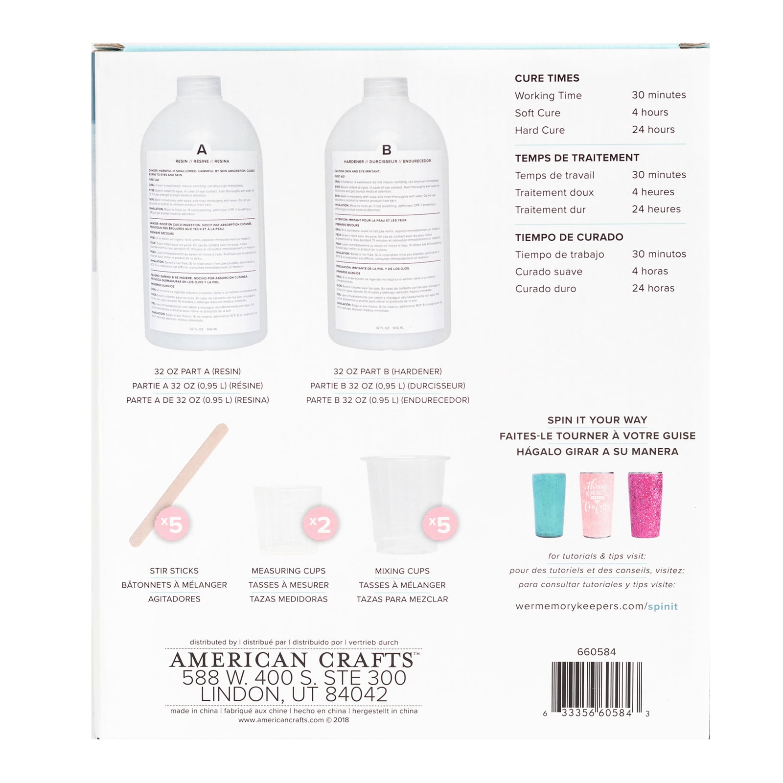 We R Memory Keepers Spin It Epoxy Kit-