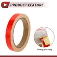 thumbnail image 5 of Unique Bargains Pinstripe Tape 0.59inch 32.81ft Car Stripes Pinstripe Decals Red 1 Pc, 5 of 7