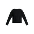 thumbnail image 5 of Time and Tru Women’s Ribbed Panel Sweatshirt with Long Sleeves, Sizes XS-XXXL, 5 of 5