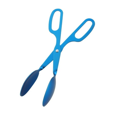 

Grandest Birch Food Tongs Scissors Shaped Unique Design Smooth Surface Stainless Steel Salad Scissor Tongs for BBQ Scissors Shaped