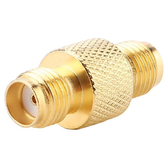 2 piezas SMA hembra a RP SMA hembra RF conector adaptador coaxial convertidor de prueba