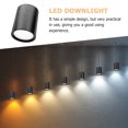 thumbnail image 3 of 1 Pce Projecteur de Surface LED Type Plafond Anti-Perforation COB (Noir), 3 of 7
