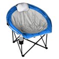 thumbnail image 1 of Folding Camping Chair, Ultralight Outdoor Portable Chair with Cup Holder and Carry Bag, Padded Armrest Oversized Camping Chair, Collapsible Lawn Chair for BBQ, Beach, Hiking, Picnic, TE103, 1 of 6