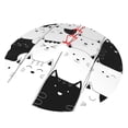 thumbnail image 2 of Kll 36" Christmas Tree Skirt Doodle Cute Cat Xmas Tree Skirts Mat For New Year Xmas Holiday Party Indoor Outdoor Home Decoration, 2 of 9