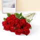 thumbnail image 3 of Wosthever 12 Uds. Impresionantes rosas artificiales de plástico, ramo de rosas de imitación de larga duración para ocasiones especiales Flores artificiales, 3 of 6