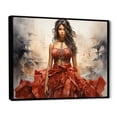 thumbnail image 2 of Designart "Stylish 1860S Resilient Portrait" Fashion Floater Framed Wall Decor, 2 of 7
