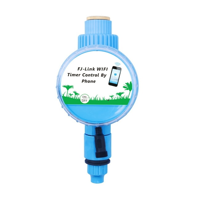 Graflsoa Smart WiFi Garden Irrigation Timer with APP Remote Control, Automatic Watering System for Lawns, Balconies, and Agriculture, Blue