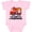 AD-Pink, variant on Fireman Daddy is a Firefighter Boys or Girls Baby Bodysuit