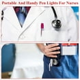 thumbnail image 3 of cyrico 6 Pack Pen Lights for Nurses, LED Reusable Pen Light with Pupil Gauge Penlights for Nurse Students Doctors Daily Use with Pocket Clip (Assorted Color), 3 of 6