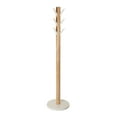 thumbnail image 5 of Umbra Flapper Coat Rack Entryway 9 Hook White/Natural, 5 of 18