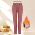 thumbnail image 2 of Pantalones de pana Prolriy para mujer, pantalones de pana para mujer, pantalones casuales de cintura alta elástica, pantalones rectos, pantalones sueltos y cómodos con bolsillos, pantalones de mujer, 2 of 4