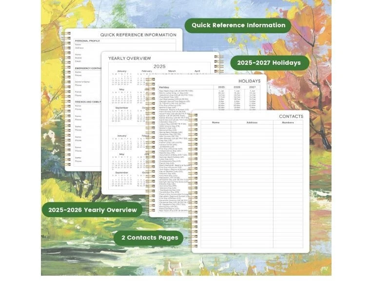 2025 Planner - 2025 Calendar Planner Weekly And Monthly, Jan. 2025 - Dec. 2025,