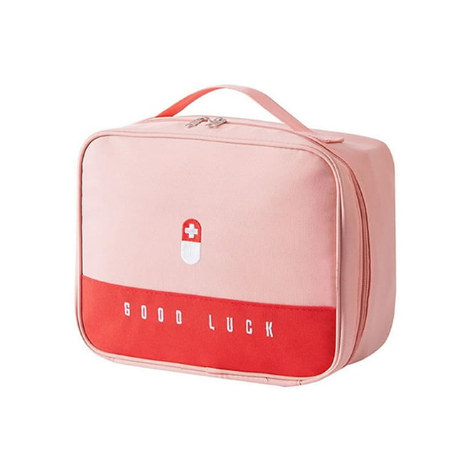Injueey Kit de emergencia bolsa de supervivencia al aire libre organizador portátil vacío cierre de cremallera escalada paquete caso Type2 NO2