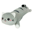 thumbnail image 2 of YaoZQ Cute Cat USB Heating Pad Heated Neck Pillow Plush Animal Stuffed Toy for Pain Relief 19.7 in Style A, 2 of 8
