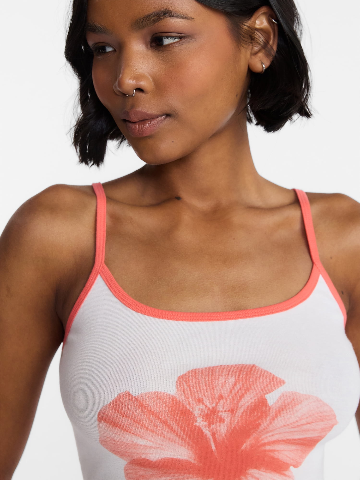 No Boundaries Scoop Neck Cami Top, Women's XXS-XXL
