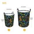 thumbnail image 2 of Lsque Off-Road Vehicle pattern Laundry Hamper Basket, Tall Woven Rope Hamper Basket for Clothes, Lightweight Storage Basket, Collapsible Waterproof-, 2 of 8