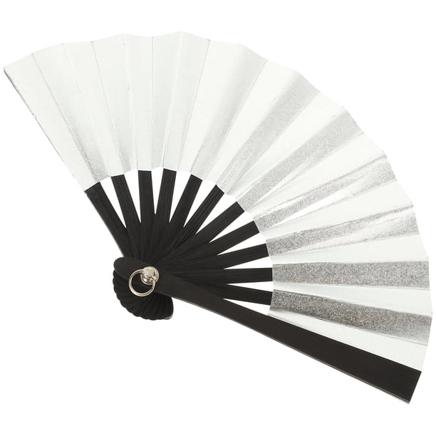 FELTECHELECTR Abanico de papel de mano en miniatura, artesanía DIY, tocado, mini abanico decorativo