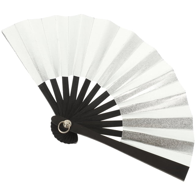Shisuyan Mini Folding Paper Fan DIY Miniature Handheld Folding Fan Dolls Fan Photography Prop
