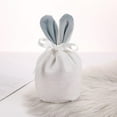 thumbnail image 4 of SJYYTT Easter Bunny Bags Velvet Bag with Drawstring Rabbit Ear Design Bunny Candy Gift Bag Cookies Chocolate Egg Goody Stuffer Bunny Party Favor Gifts Classroom Rewards Birthday Wedding Easter Gifts, 4 of 4
