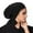 Black, variant on HNMKIU Heardband Women’s Middle Hijab Thread Fashionable Stretch Malay Indonesian Headband White,One Size