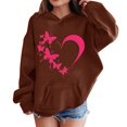 thumbnail image 3 of Mercatoo Cute Heart Butterfly Hoodies for Teen Girls Oversized Pullover Hoodies Long Sleeve Fall Winter 𝐇ooded Sweatshirts, 3 of 5