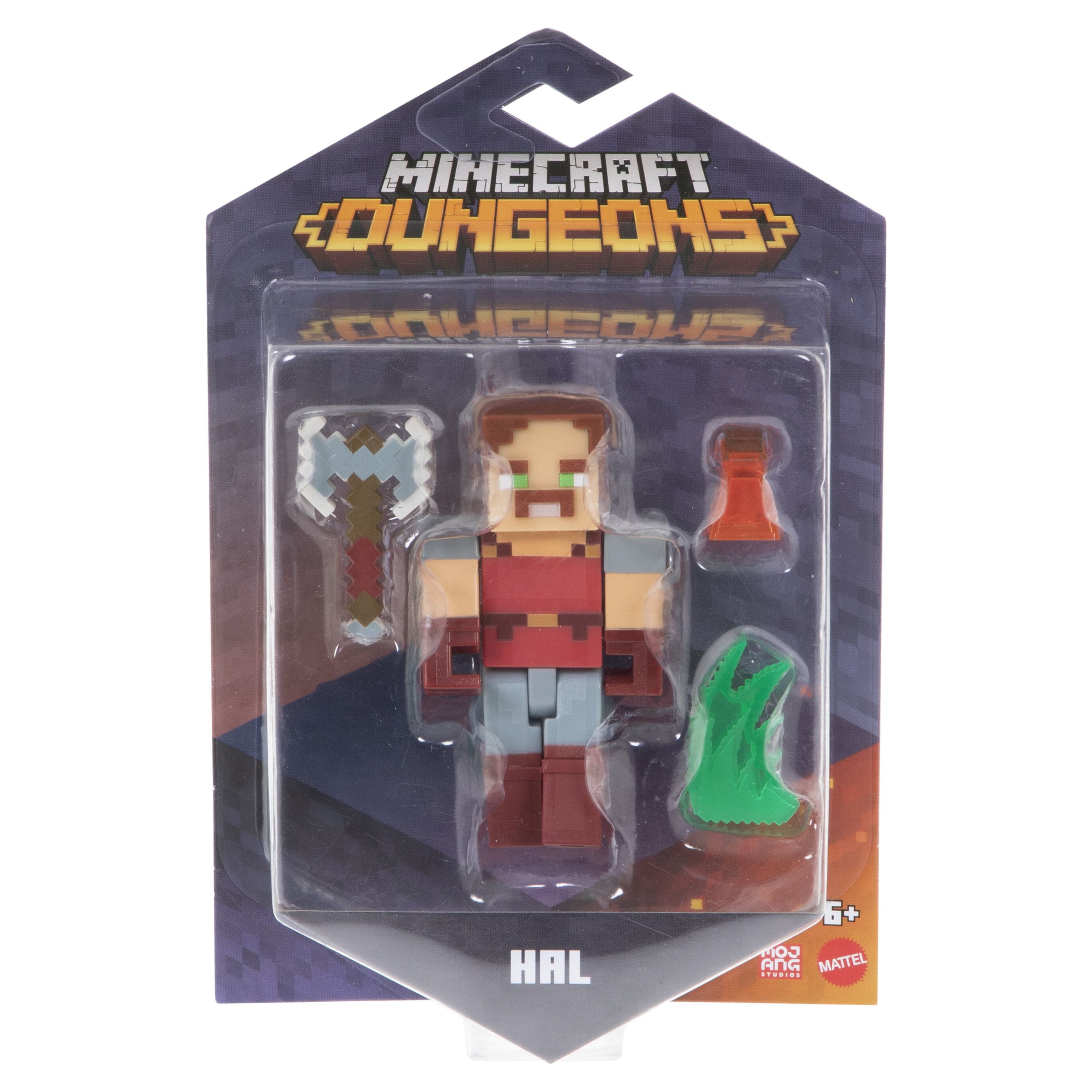 Minecraft Dungeons 3.25-In Collectible Battle Figure and Accessories