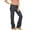 Dark Blue, variant on Timegard Plus Size Cargo Jeans for Women Baggy Straight Leg High Waist Denim Pants Casual Button Trousers with Pockets