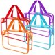 thumbnail image 1 of Bolsa de maquillaje transparente YOQIVEXU, organizador impermeable, 4 paquetes, 1 of 6