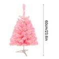 thumbnail image 3 of DAMAI LED Christmas Tree Hinged Spruce Artificial Holiday Christmas Tree, Artificial Xmas Pine Trees with Plastic Stand, Tabletop Xmas Tree, Christmas Table Decorations,Christmas Party Supplies, 3 of 8