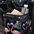 thumbnail image 6 of Flamingo Foldable Car Garbage Can with Lid, Leak-proof, Hanging Storage Bag - Trash Can for Car, Car Trash Can, 6 of 6