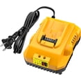 thumbnail image 2 of DCB112 20V MAX Battery Charger Replacement for De*walt Battery Charger, Compatible with De*walt 12V-20V Battery(Black), 2 of 8