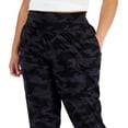 thumbnail image 2 of ID Ideology Women's Printed Jogger Pants Black Size 4X, 2 of 3