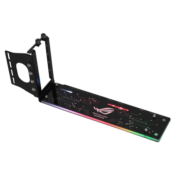 Yammee Vertical Graphics Card Holder Bracket GPU Mount Video Card VGA Support 5V Sync