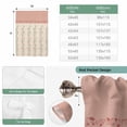 thumbnail image 6 of Spring Pink Floral Balloon Curtains for Living Room/French Door, Vintage Farmhouse Flowers Art Tie Up Curtains 63 Inch Length Energy Saving Kitchen Curtains Shades for Windows 42"x63", 6 of 8
