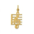 thumbnail image 1 of 10K Yellow Gold Musical Note Charm Pendant (NO CHAIN), 1 of 5