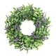 thumbnail image 2 of Corona artificial para puerta de entrada | Corona floral púrpura de 14.5 pulgadas para pared, ventana, boda, fiesta, decoración del hogar | Realista, resistente a los rayos UV, decoración exterior, 2 of 7