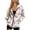 Axolotl Love Pink White, variant on Sea Turtle Violet Women's Zip Up Hoodies Comfy Oversized Sweater with Drop Shoulder Drawstring Pockets Sweatshirt for Holiday Gathering, Outdoor Activity, M