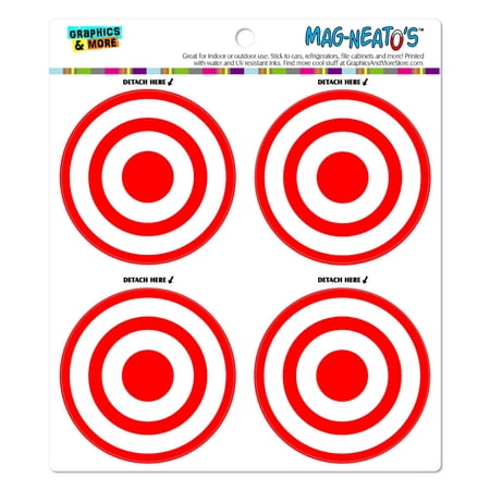 Target Sniper Scope Bullseye MAG-NEATO'S(TM) Car/Refrigerator Magnet Set
