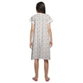 thumbnail image 3 of Moomaya Cotton Poplin Button Down Nightdress For Women Printed Nursing Nightwear, 3 of 5