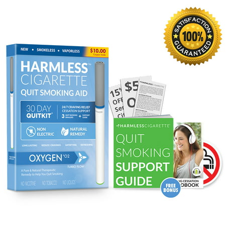 4 Week Quit Kit / Alternative to Nicorette / Therapeutic Stop Smoking Cessation Product / Stop Smoking Remedy to Help Reduce Cravings / Satisfying &